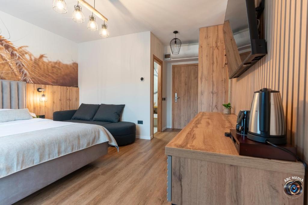 Cameră Dublă Deluxe — cazare Vâlcea, Ecvestria Chalet